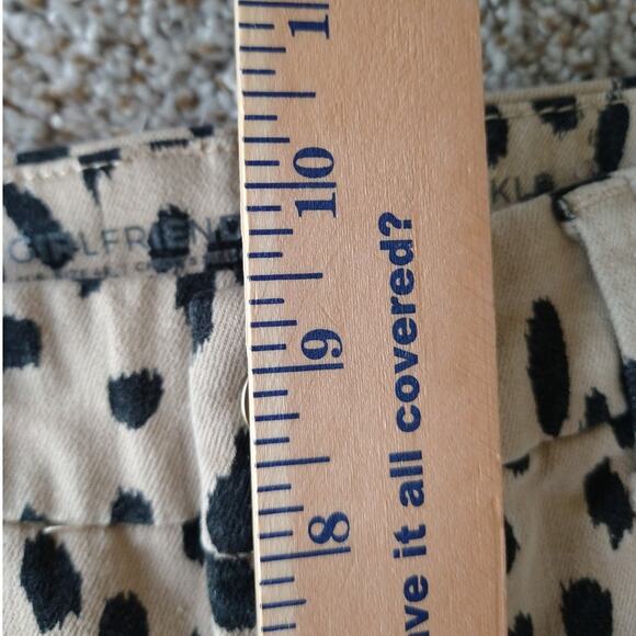 Chico's So Slimming girlfriend slim leopard print ankle jeans size (4 - 6) - Picture 11 of 13